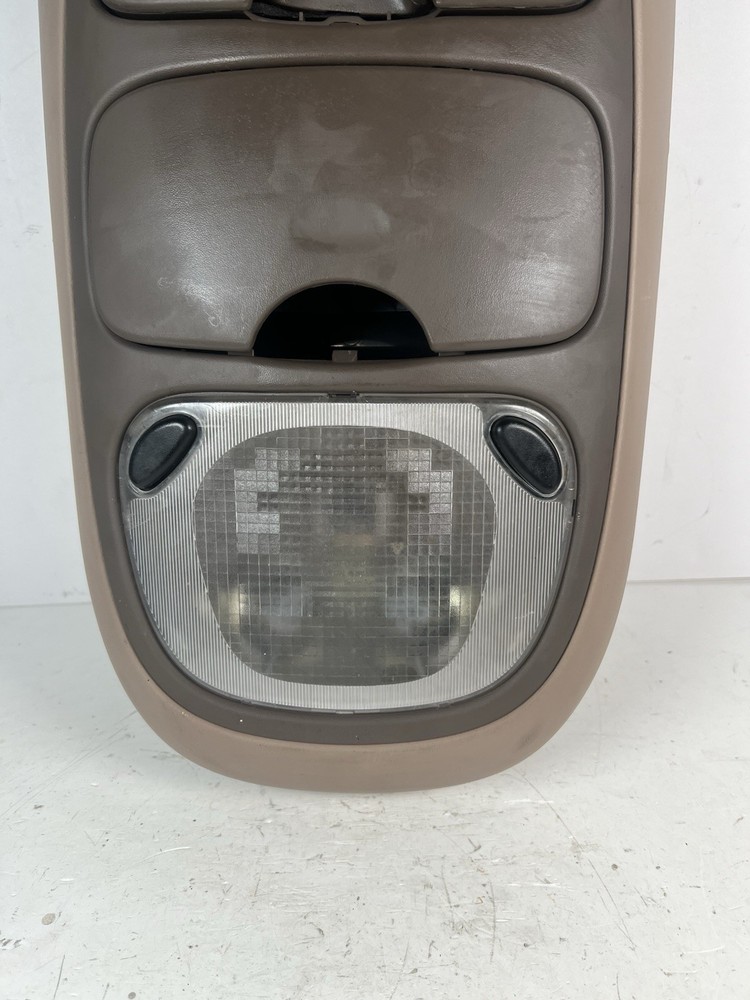 1997-2003 Ford Excursion Expedition Overhead Console Dome Light Beige Brown READ