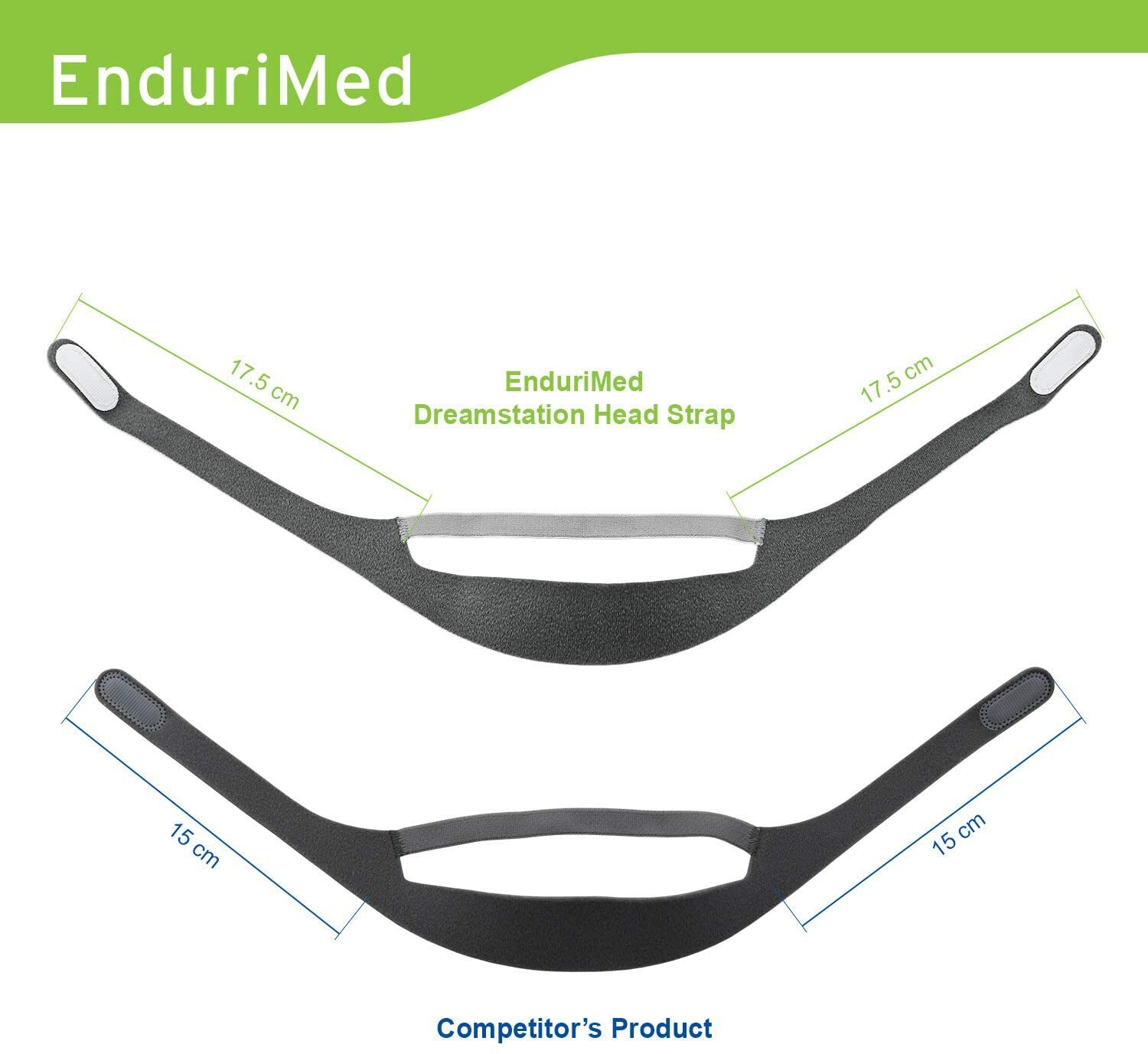 Cpap Headgear Strap with Prolonged Straps