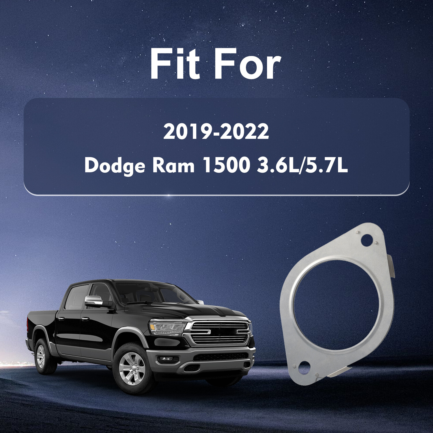1PCS Exhaust Pipe Gasket for Dodge 2019-2022 Ram 1500 3.6L 5.7L 68505222AA