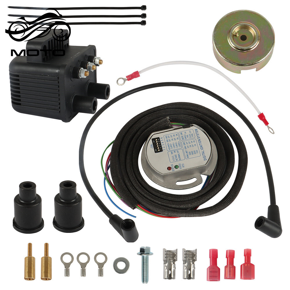 53-660 Programmable Single Fire Ignition Kit For Shovelhead EVO Big Twin XL