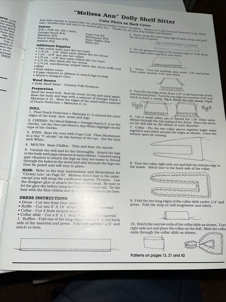 Darcie’s Country Folk Volume 6 Step By Step Embossing Instructions Book