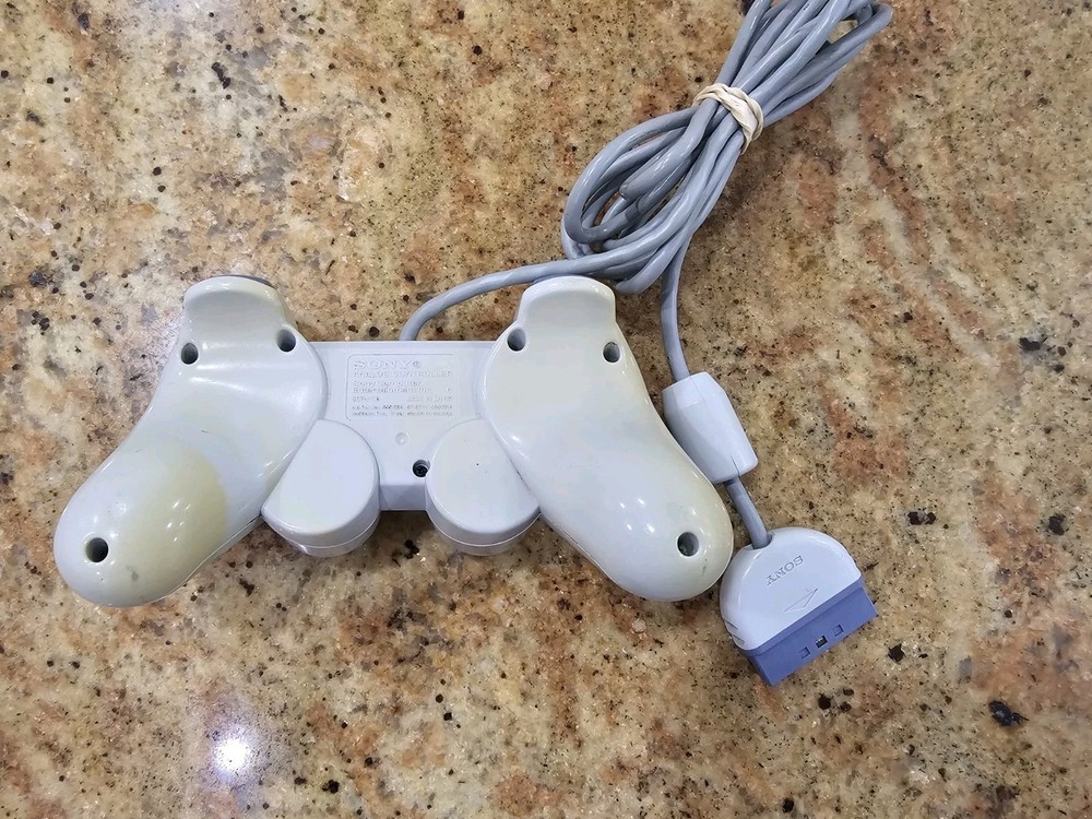 Sony PSOne PS1 SCPH-110 Controller White TESTED Working.