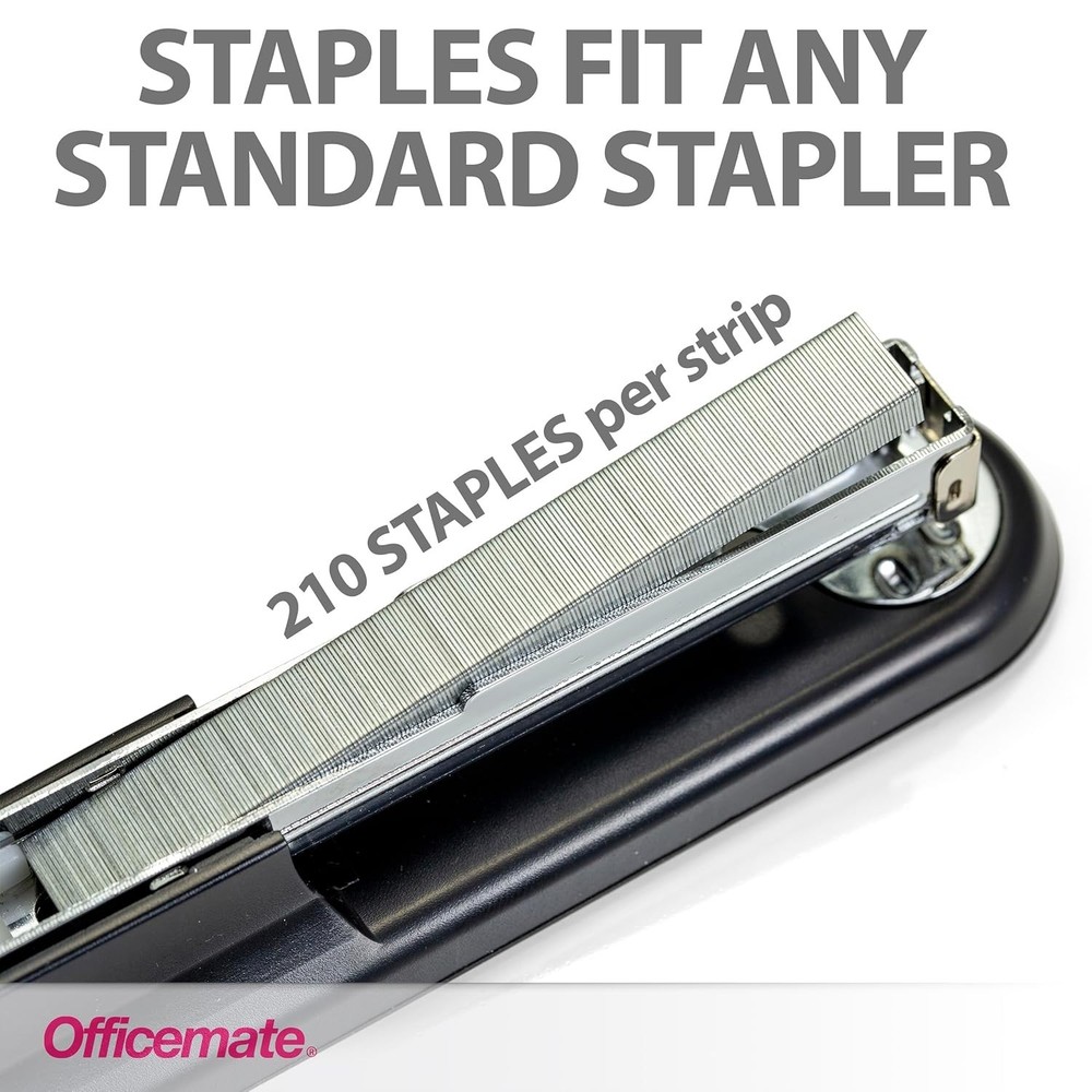 Chisel Point Standard Staples, 5-Pack, 20 Sheets Capacity - Reliable and Durable