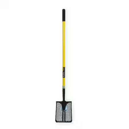 Seymour Midwest 49502Gr Square Point Mud/Sifting Shovel, 14 Ga #2 Blade, Steel