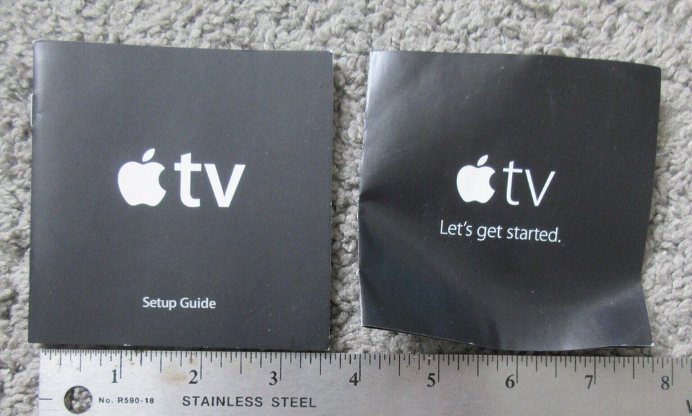 APPLE TV SETUP GUIDE INSTRUCTION MANUAL BOOKLET
