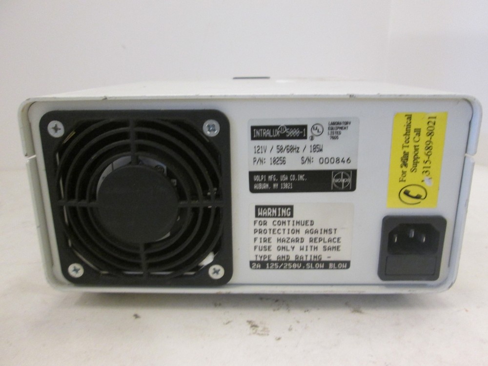 Intralux 5000-1, Light Source Illuminator, 121V, 50/60Hz, 185W, Used