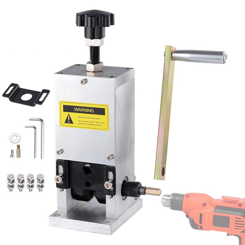Wire Stripping Machine Crank Small Wire Stripper Scrap Wire And Cable 1.5-25m