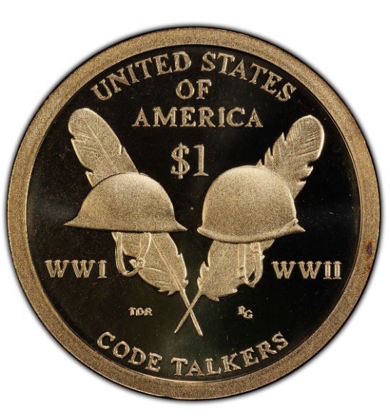 2016 S Proof Sacagawea Native American Dollar - Code Talkers X-733