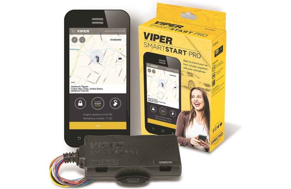 Viper VSM550 SmartStart Pro 4G LTE GPS Module Remote Start Car Tracking Interfac
