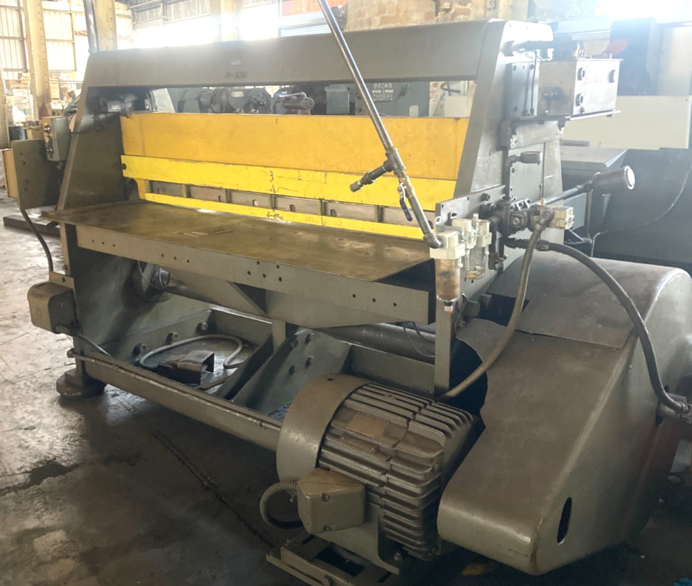 5 ' POWER SHEAR  SHEET METAL WORK NOTEBOUND SHYEAR 12 GAGE