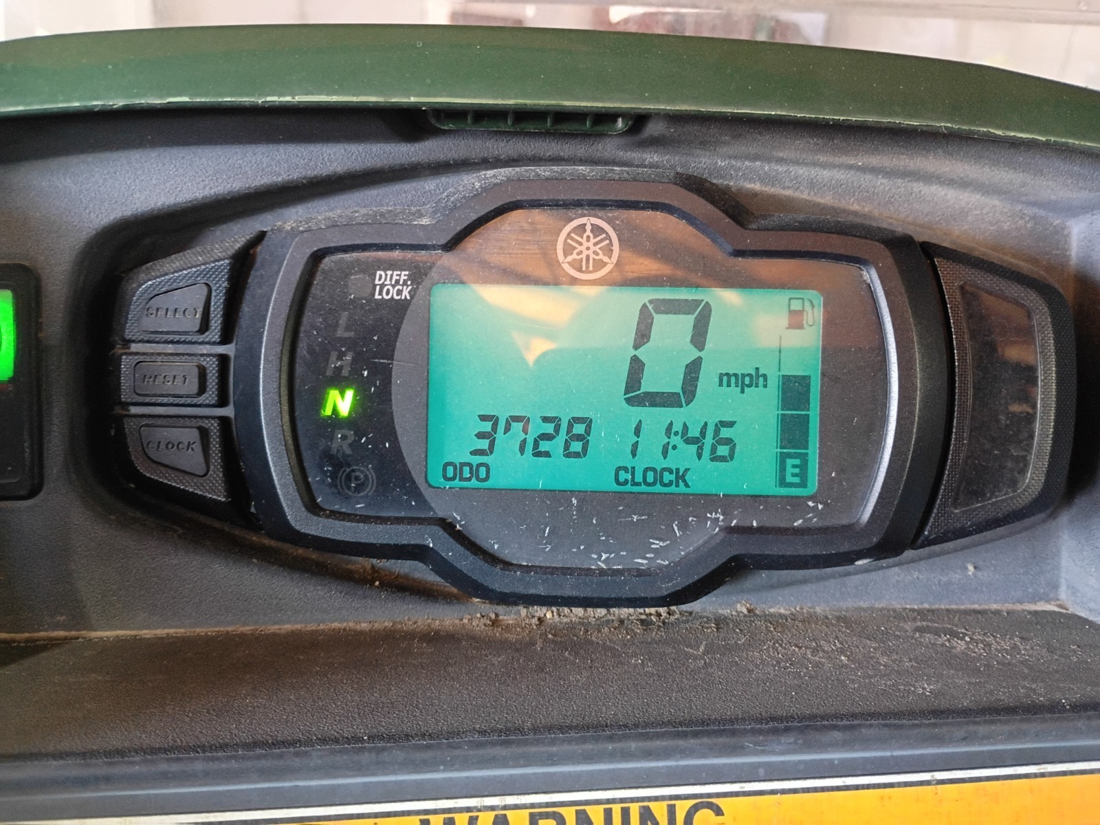 2016 Yamaha Wolverine 700 Speedo Tach Gauges Display Cluster Speedometer Tachome