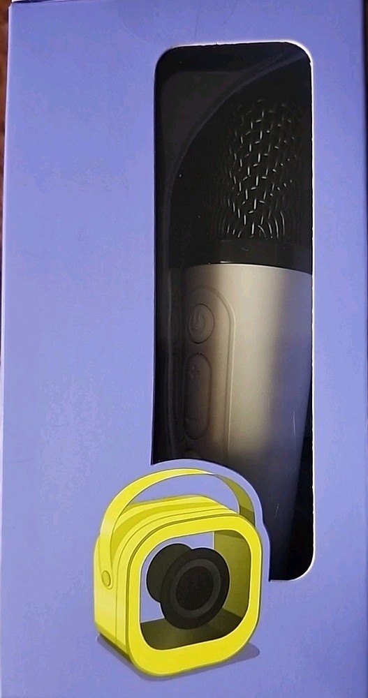 COBY Karaoke True Wireless Speaker & Microphone Set NEW Bluetooth Streaming