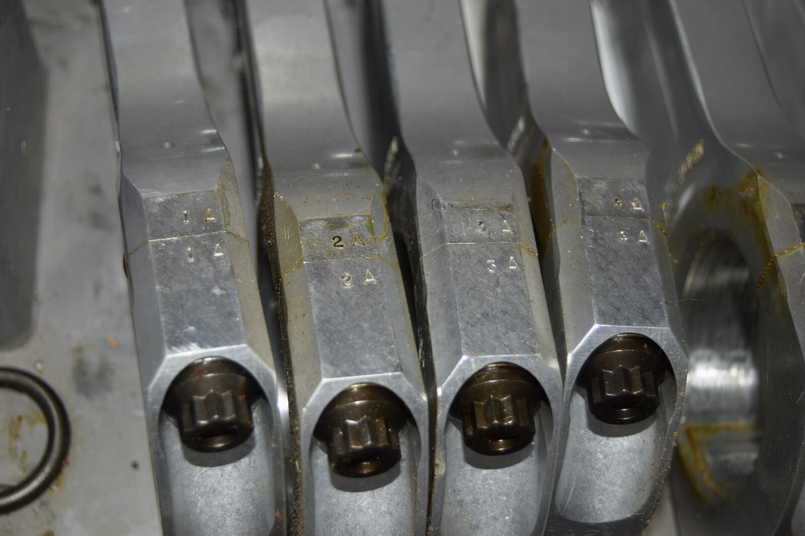 Used Childs & Albert Top Fuel Deep Cycle Connecting Rods - Nitro Drag Funny Car