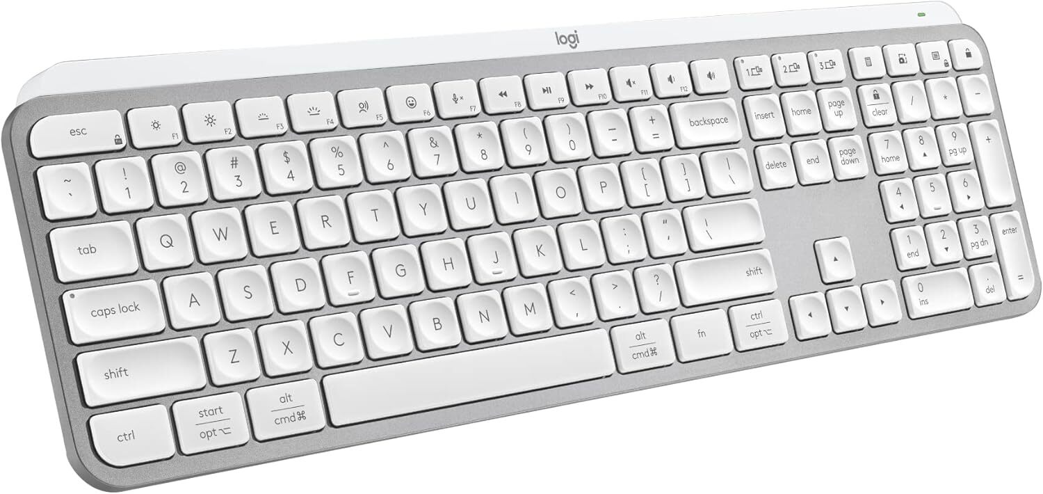 Logitech MX Keys S Wireless Keyboard - Pale Gray (920-011559)