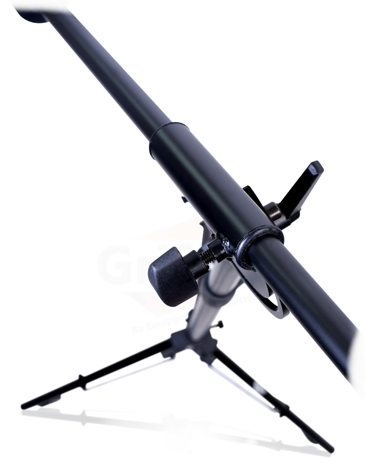 Studio Microphone Stand On Wheels Tall Overhead Boom Arm Mic Mount Stage Holder