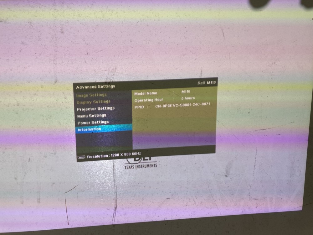 Dell M110 Pocket DLP Projector w/ Stand, Adapter, Cable, Remote& Bag