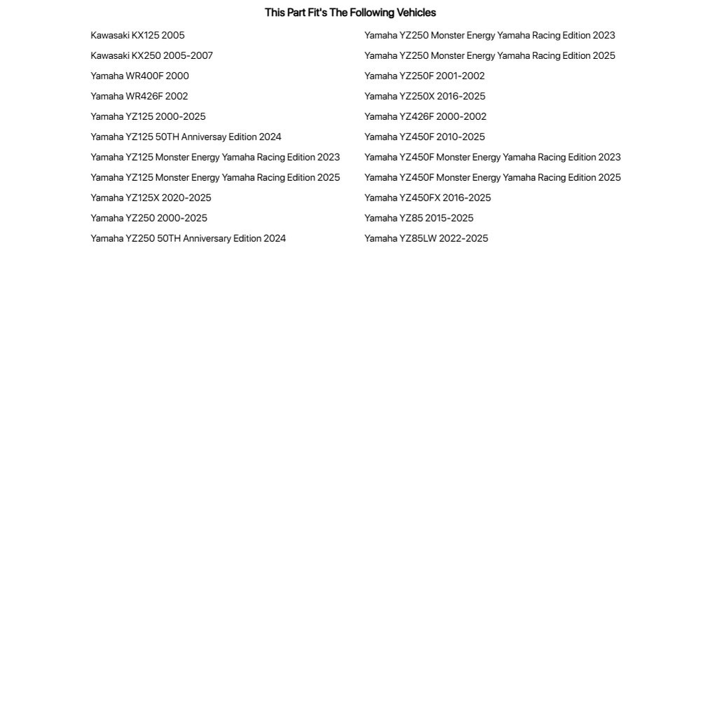 Tusk Clutch Perch Black For YAMAHA YZ450F 2010-2023