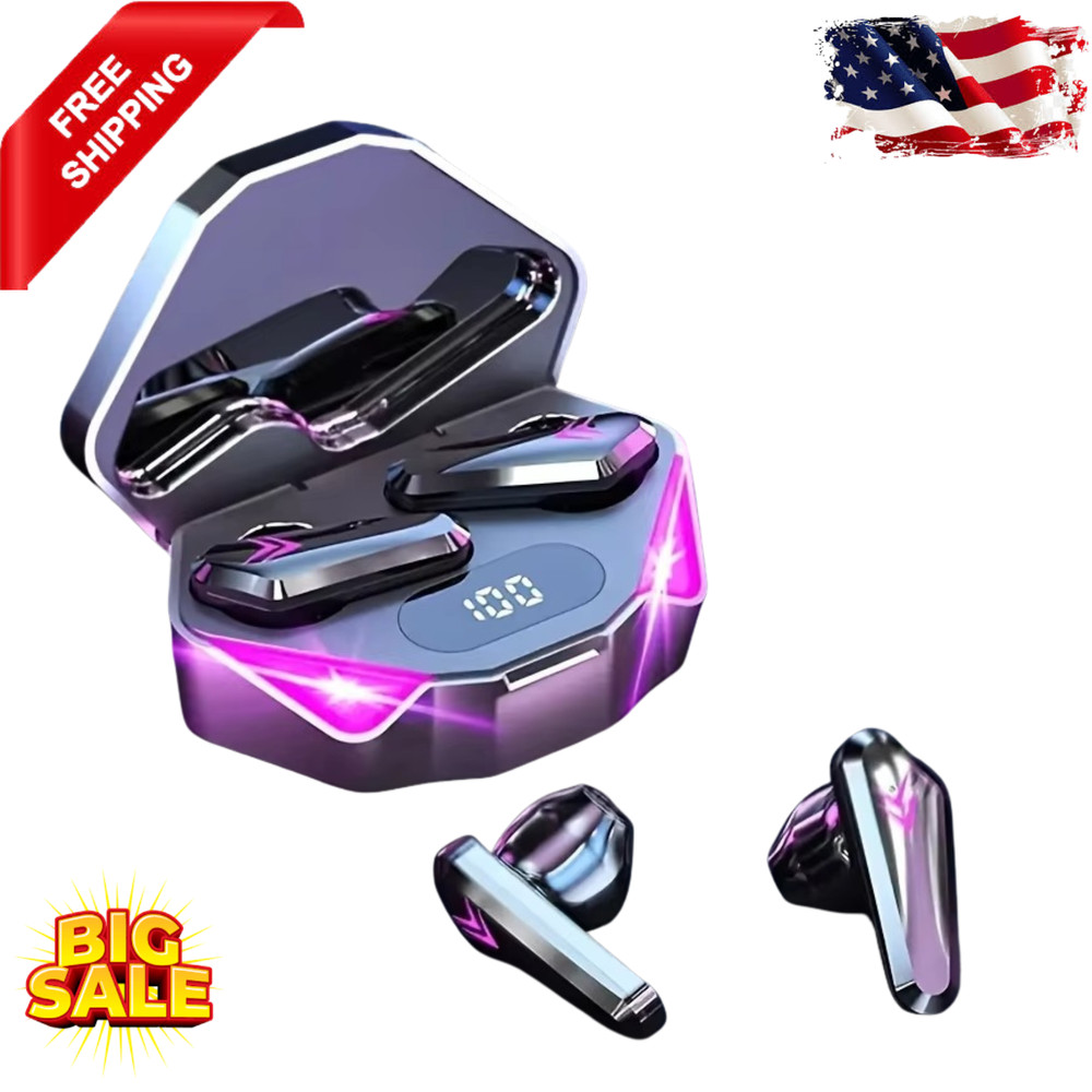 X15 TWS Wireless Bluetooth Earbuds LED Display Noise Cancelling Headset w/Mic