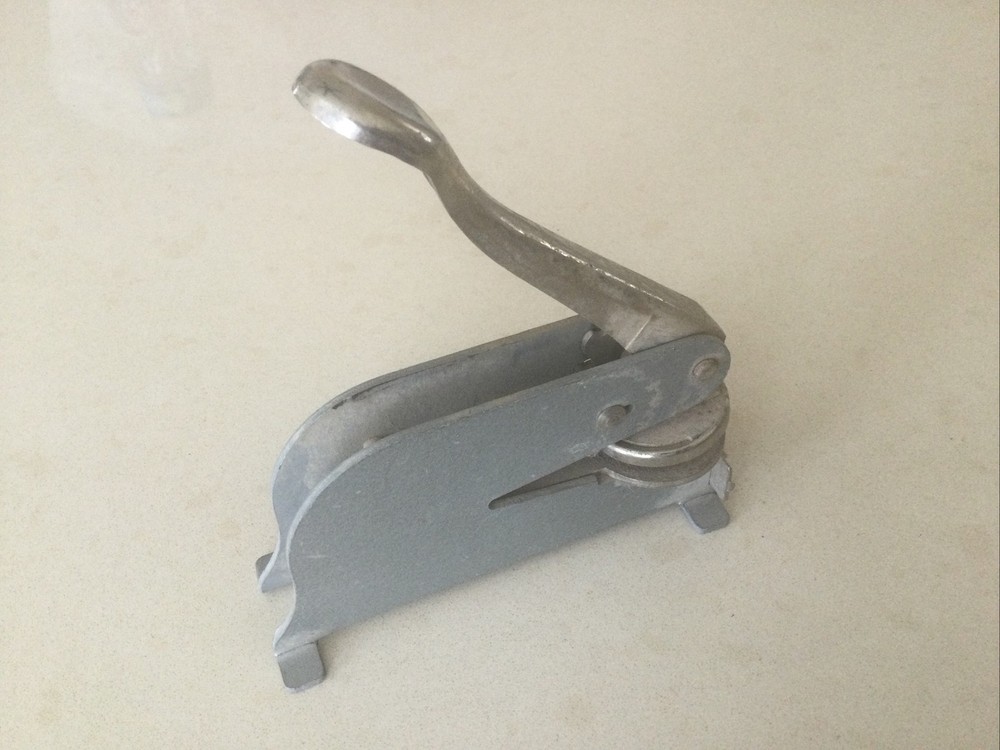 Vintage Embossing Stamp Seal Press.