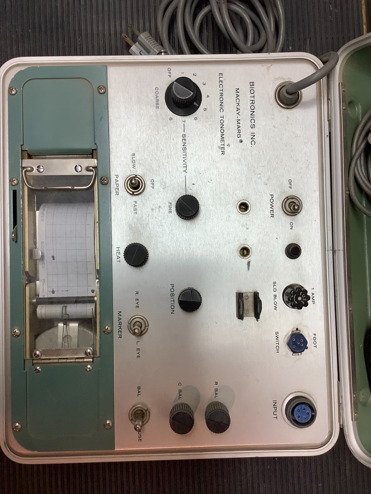 Vintage Biotronics Mackay Marg Electronic Tonometer