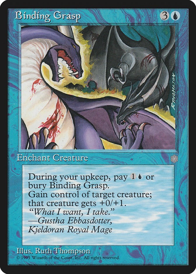 Binding Grasp Ice Age N/A MTG MP