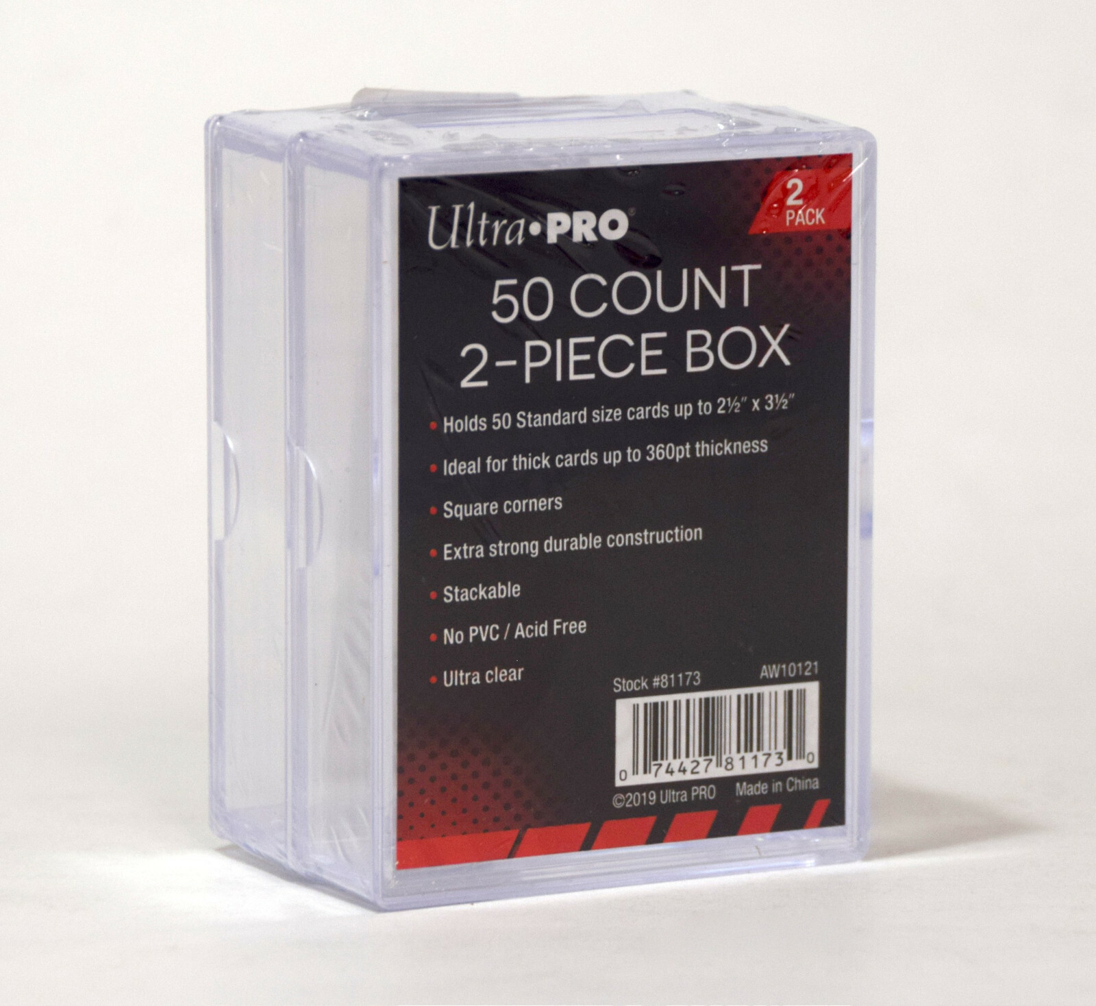 NEW 6-Pack Ultra Pro 50 Count 2-Piece Card Storage Box Case Sports Magic 81173