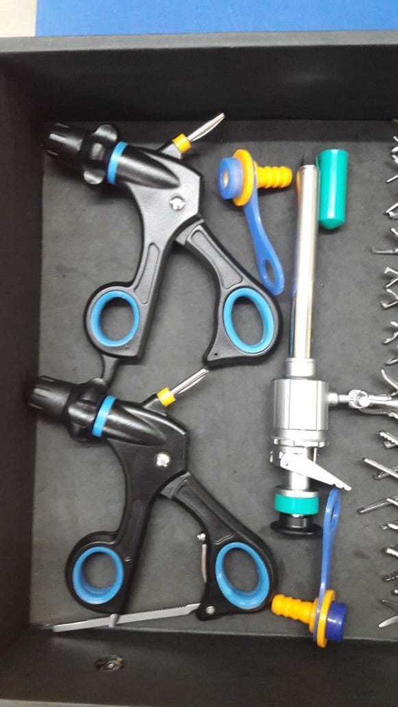 Laparoscopic Set Basic Laparoscopy Instruments In Box Pack 24pc Reusable