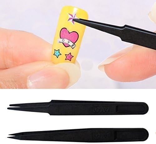 7pcs Precision Anti-static Tweezers, Marrywindix Plastic