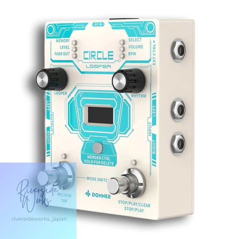 Donner Circle Looper Effect Pedal Looper for Guitar