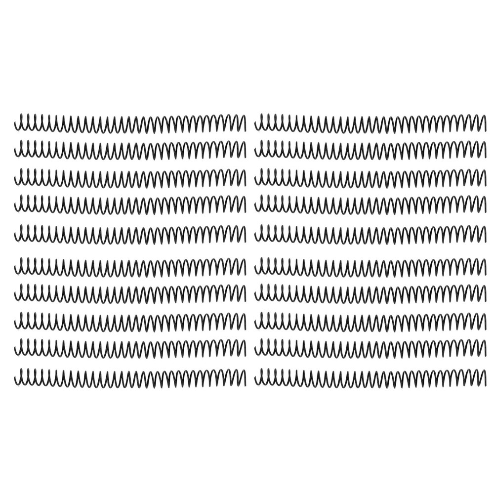 20Pcs Plastic Spiral Binding Coils Durable Convenient For Office Students Use