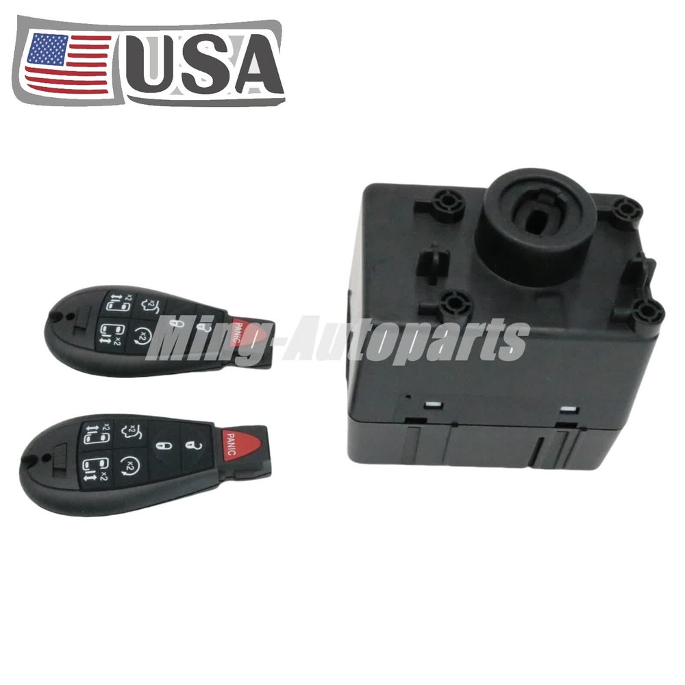 For 09-12 Dodge Ram 1500 Wireless Ignition WIN Module Node -Programmed w/Keys US