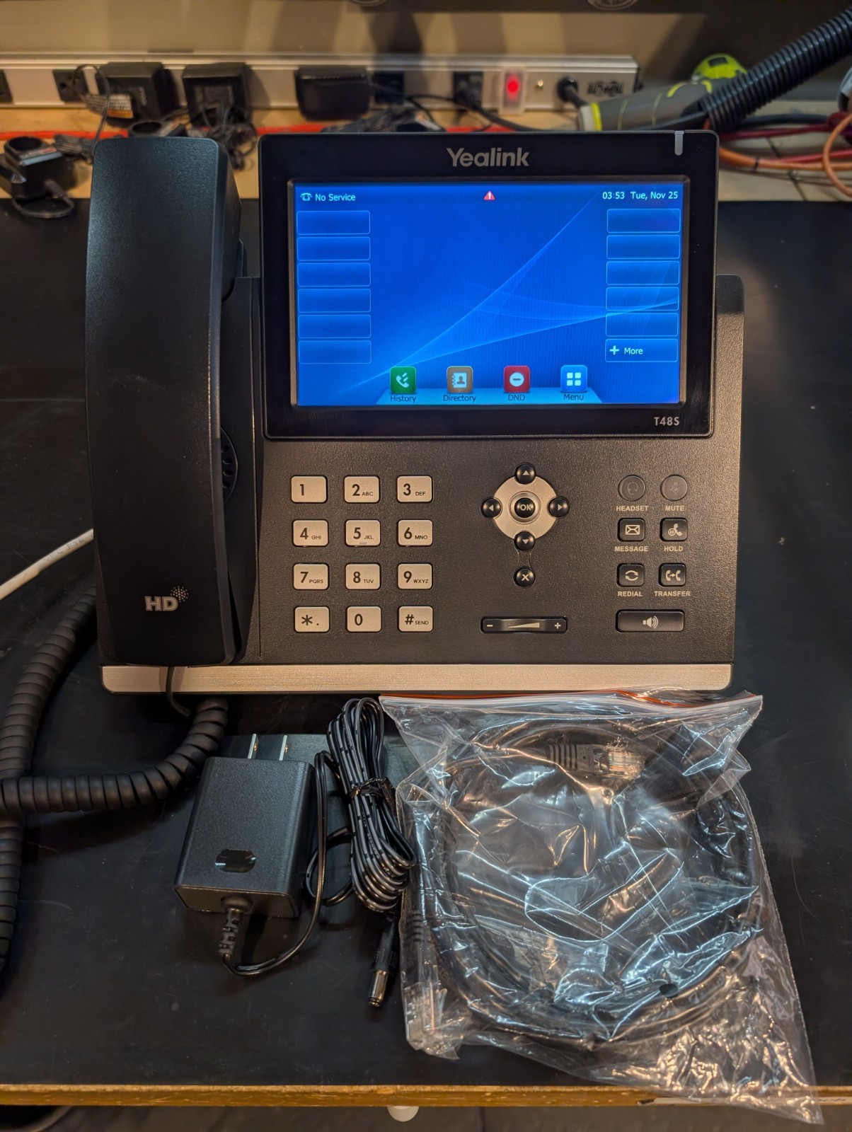 Yealink SIP-T48S  Gigabit 16 Line IP Phone - Black