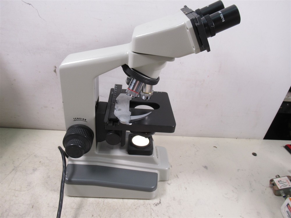 Frey Scientific B2-220 Binocular Microscope w/ Objective Lenses & Eyepieces
