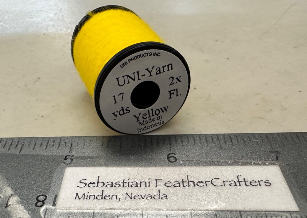 Uni Yarn 17 Yard Spool Yellow