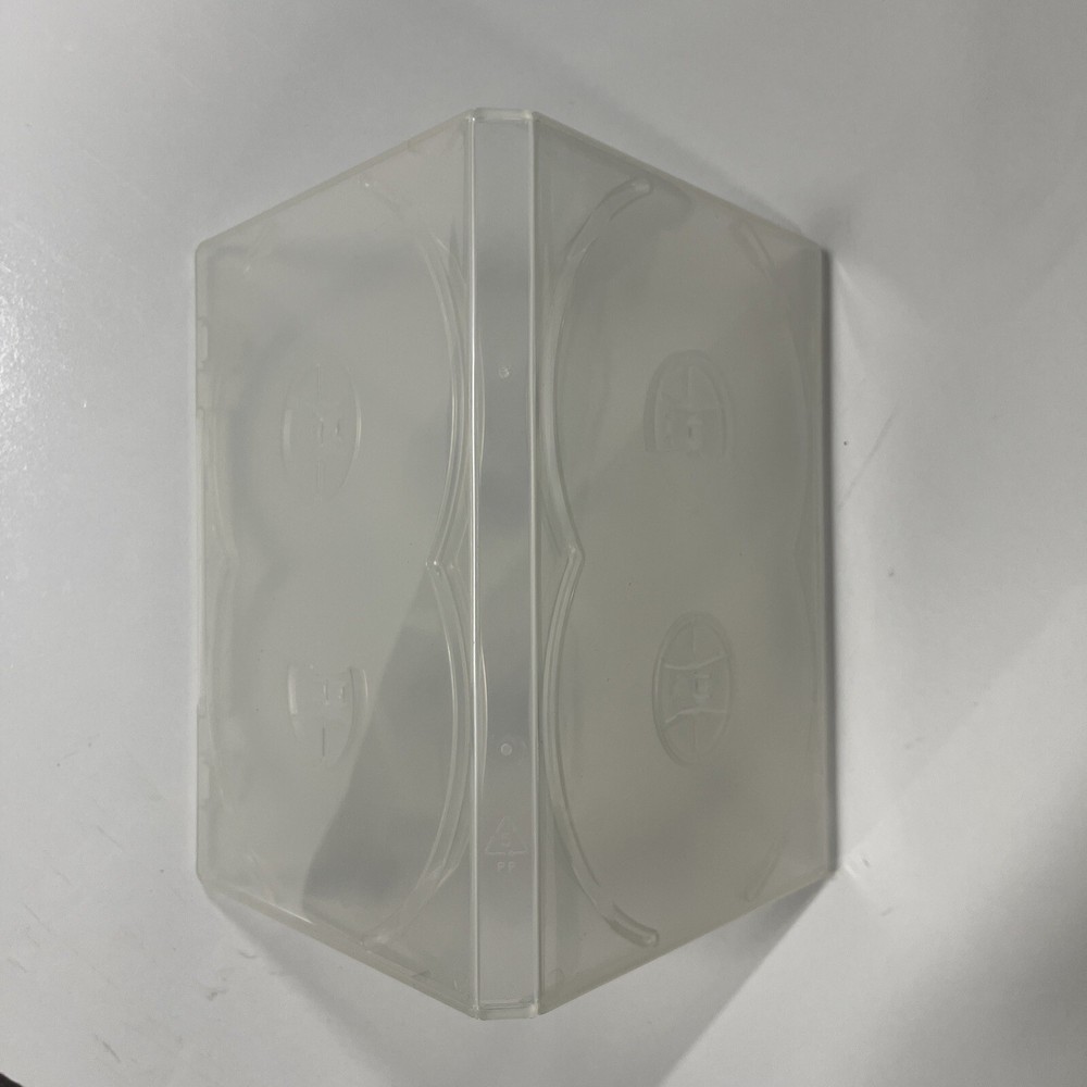 DVD Case - 4 Disc - Clear - Brand New Replacement