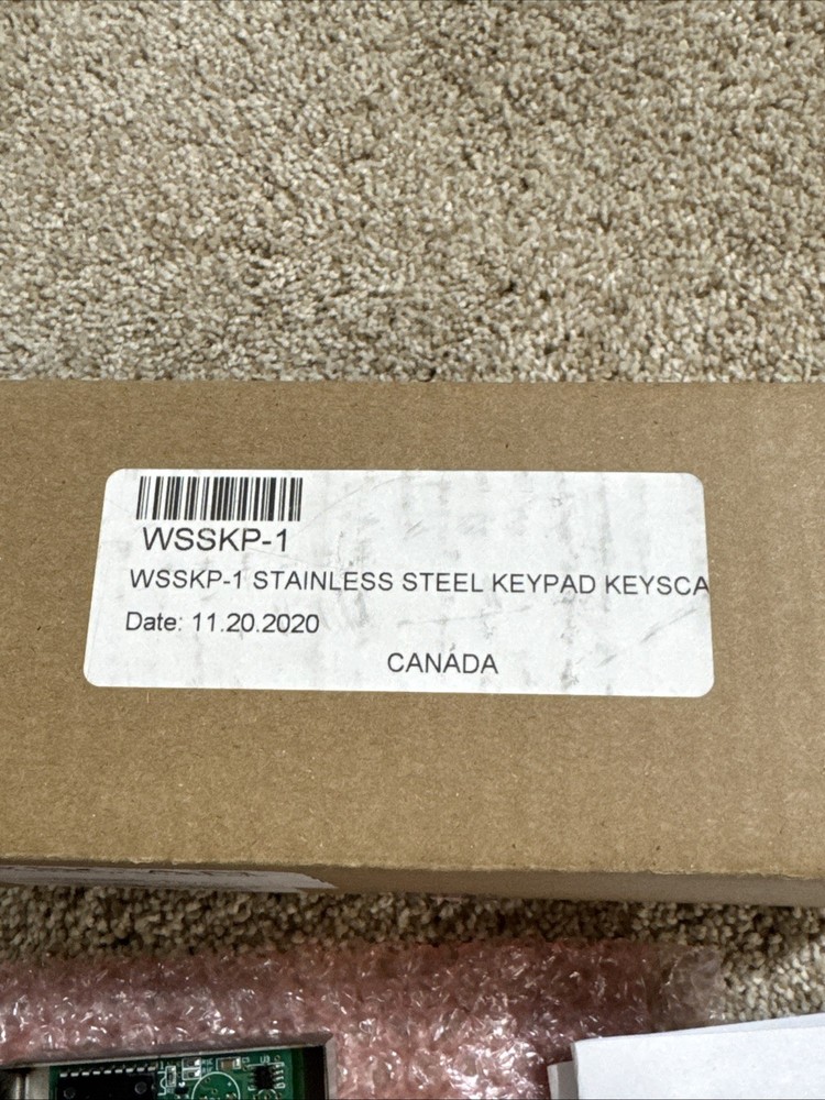 Keyscan Access Control Systems Number Push Button Keypad Panel WSSKP-1