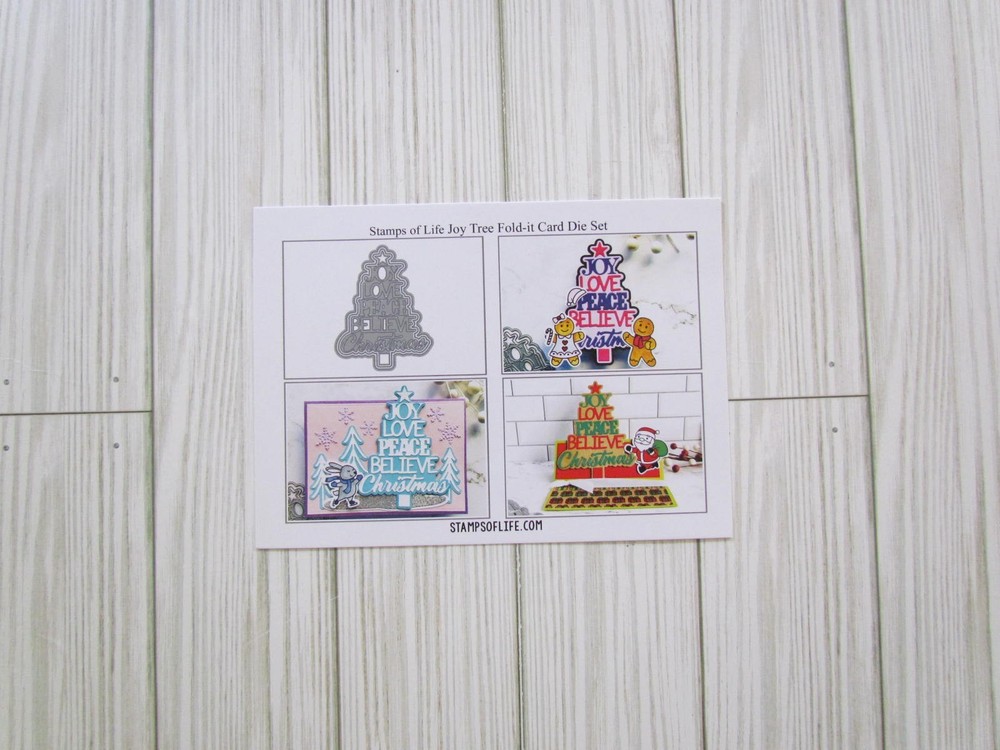 Stamps of Life Joy Tree Fold it die set