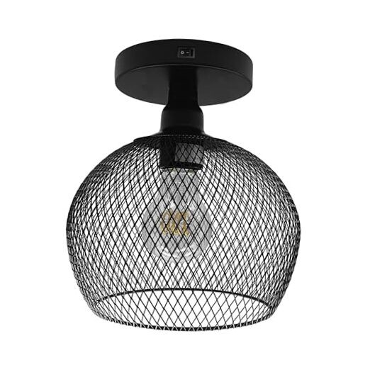 12V 7inch RV Pendant Dining Table Light with Replaceable Bulb (1 X E26 Bulb