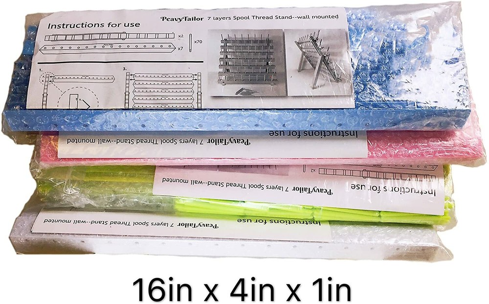 PeavyTailor 70 Spool Thread Holder Thread Rack Spool Stand for Sewing (Green)