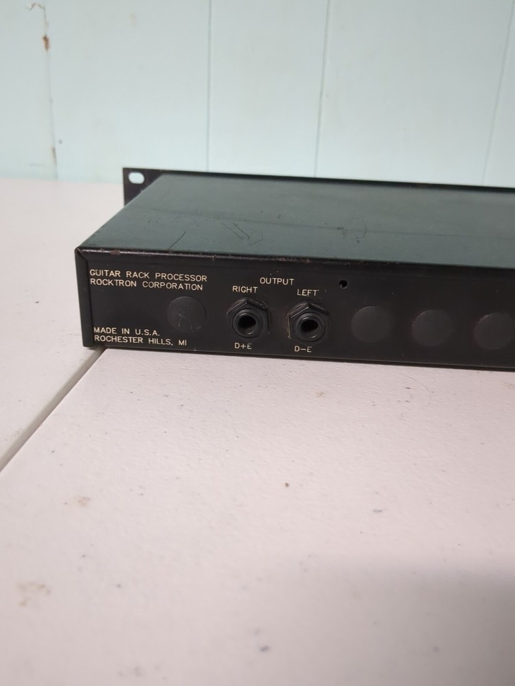 Rocktron Programmable Bass preamp/hush Guitar Rack Processor, Powers On/Untested