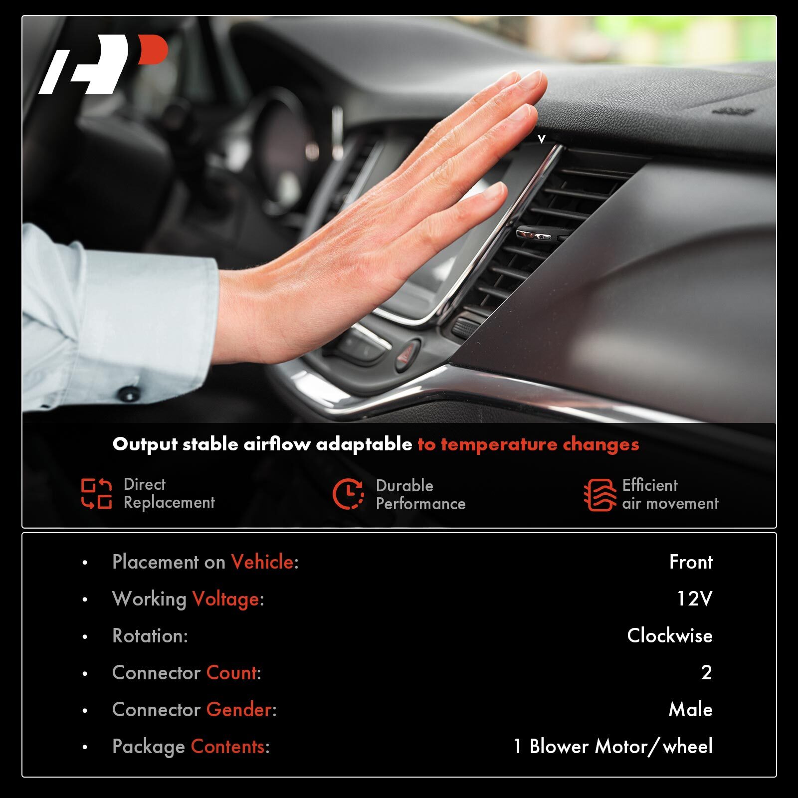 Blower Heater Motor w/ ATC For Cadillac Escalade Chevrolet Silverado GMC Yukon