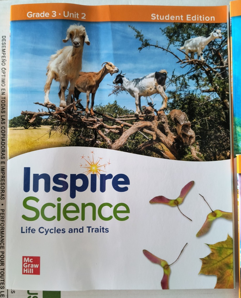 Inspire Science Grade 3 Units 1-4 Student Edition Workbook Set