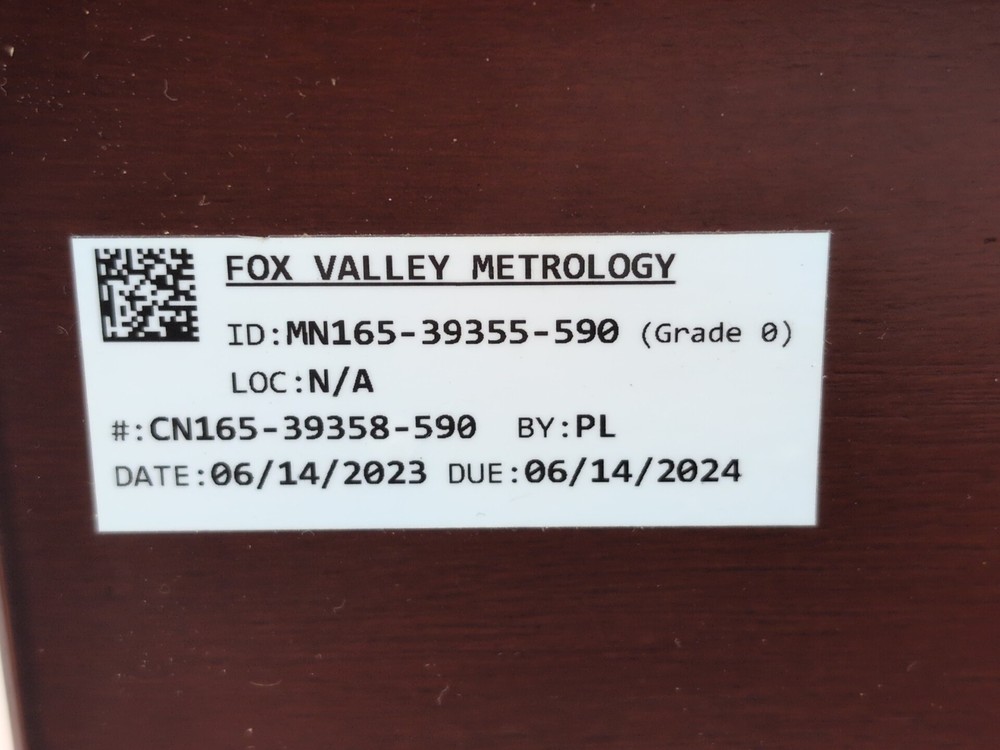 NEW Insize 4102-81 Gage Block Set Rectangular Shape Grade 0 w/cert from Fox V