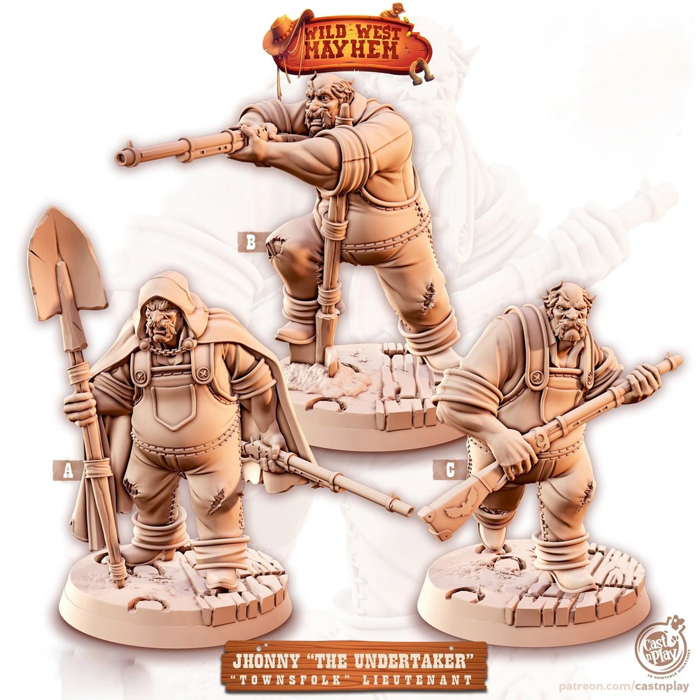 Wild West Mayhem Bundle Cowboy Miniature