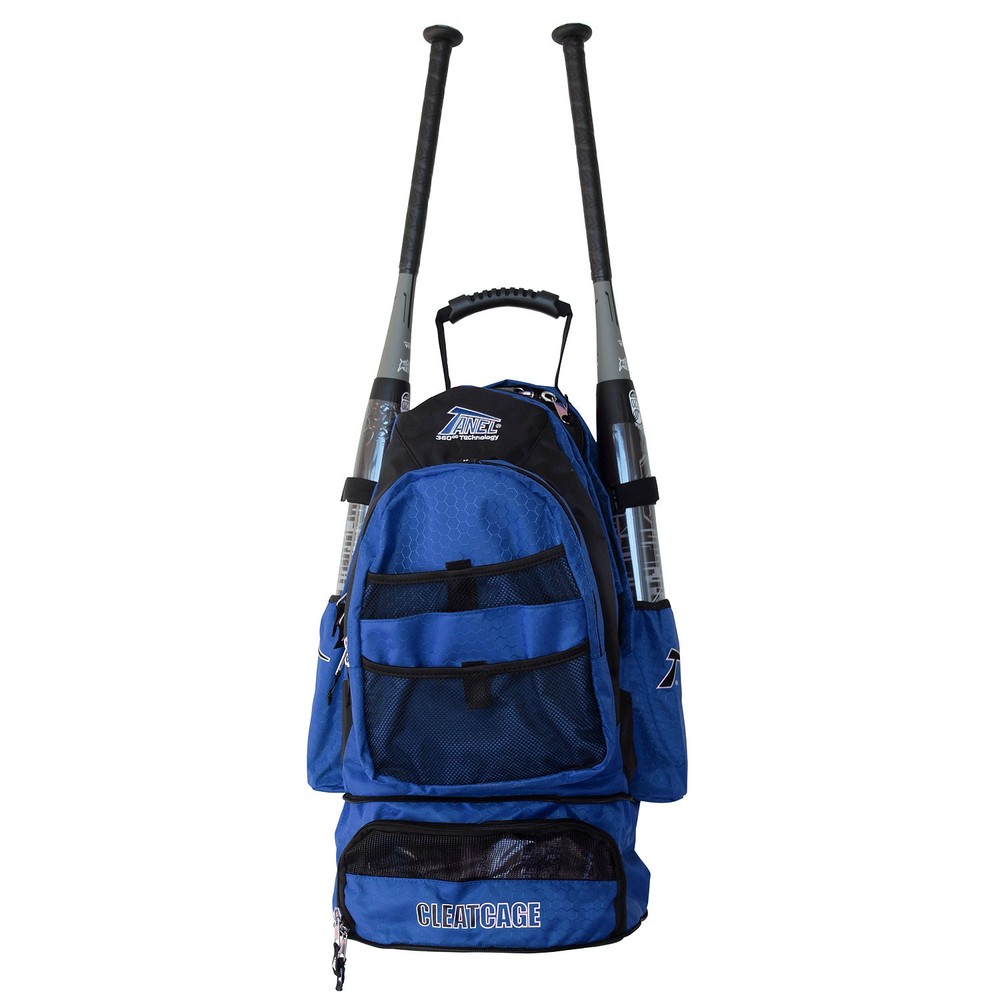 Tanel 360 Bat Pack Baseball/Softball Backpack Bag - Royal