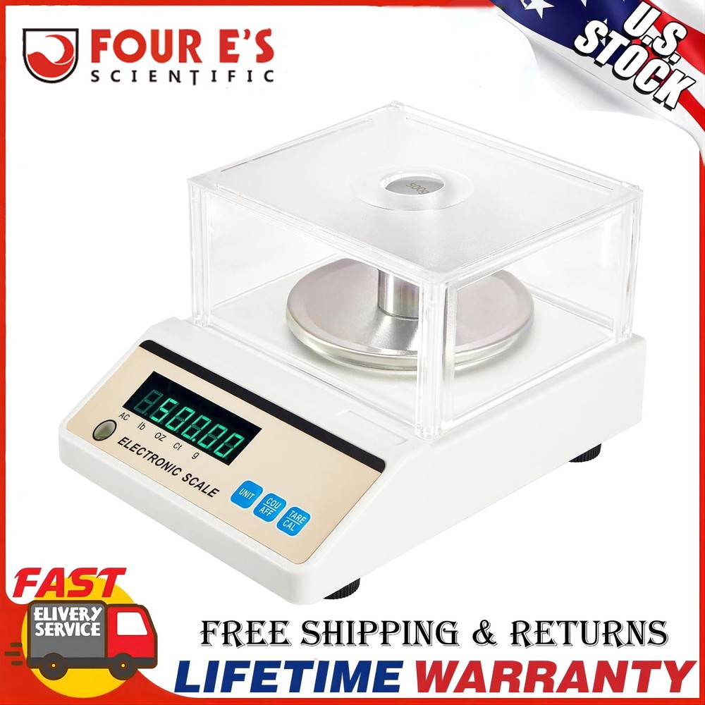 Lab Analytical Balance Digital Precision Lab Scale 3000g x 0.01g High Precision