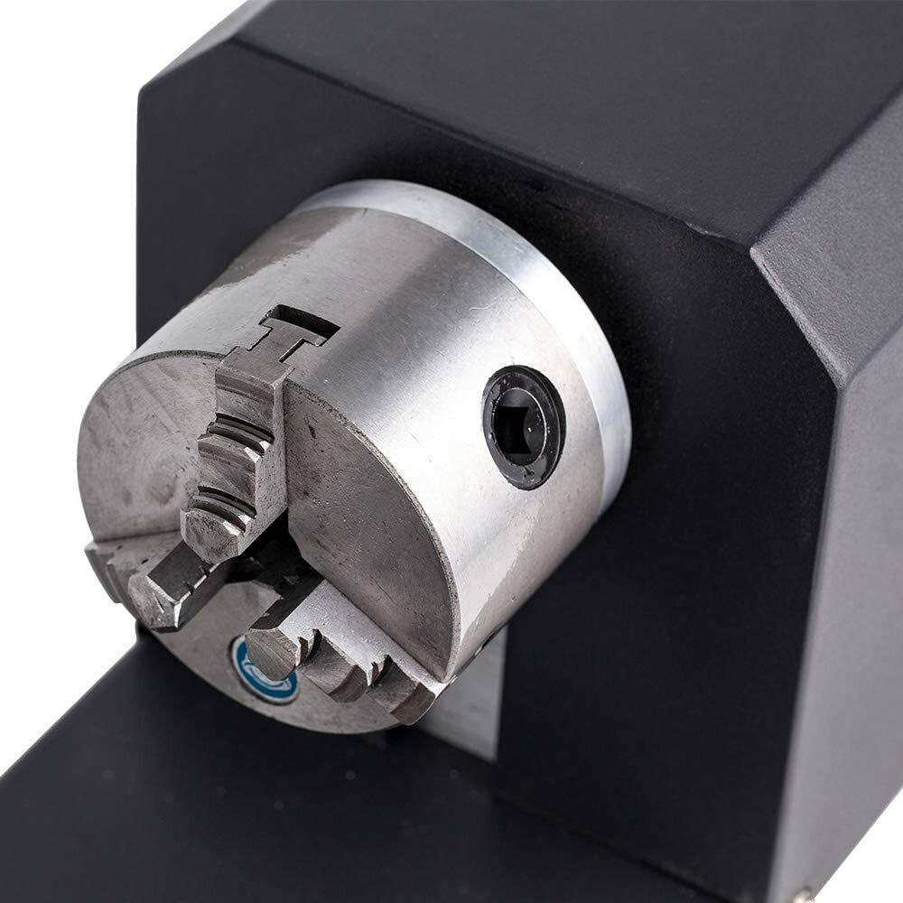 Three-Jaw Rotary Chuck for Laser Engraving Round Objects
