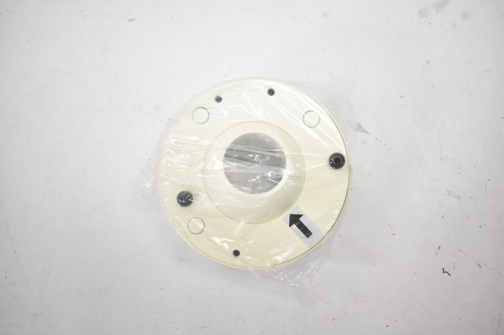 Swivel Adapter For Pendant Mount Ivory Finish Compatible With Hanwha Techwin