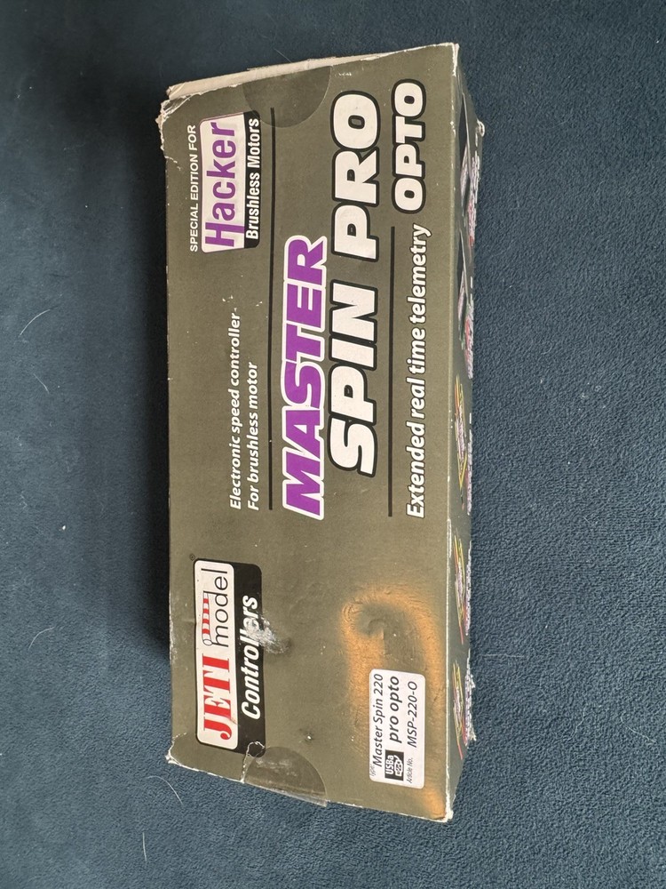 Hacker MasterSPIN 220 Pro OPTO Brushless Electronic Speed Controller