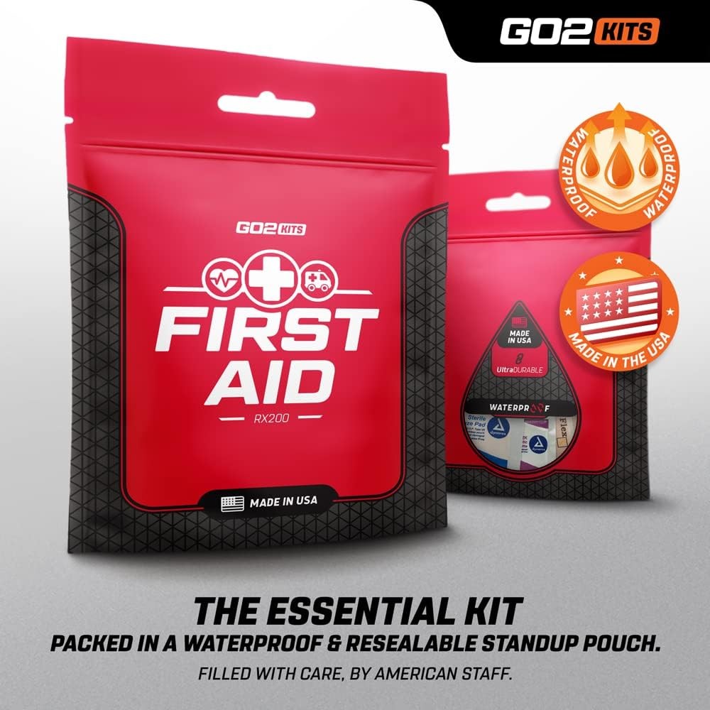 38-Piece First Aid Kit 2.0, Basic Plus First Aid Kit for Home, Work & Travel,...